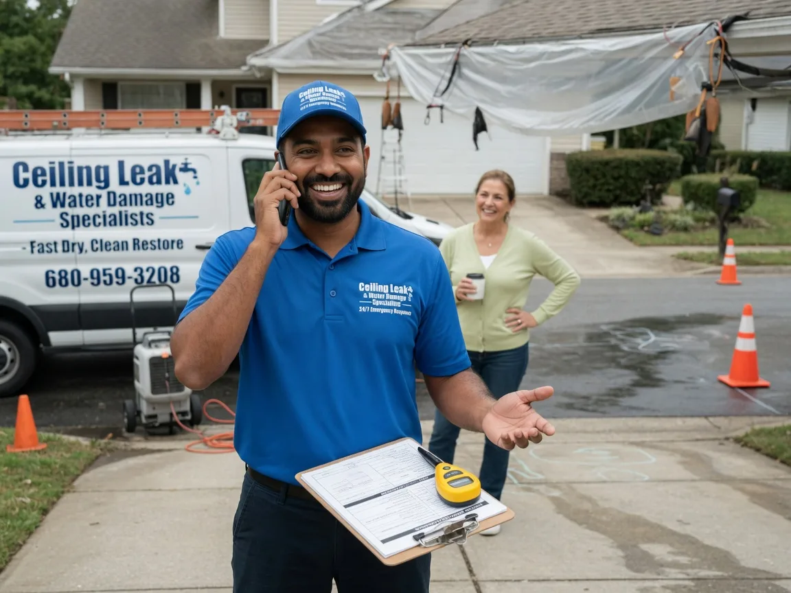 Ceiling Leak Cleanup Jonesville, LA FAQs